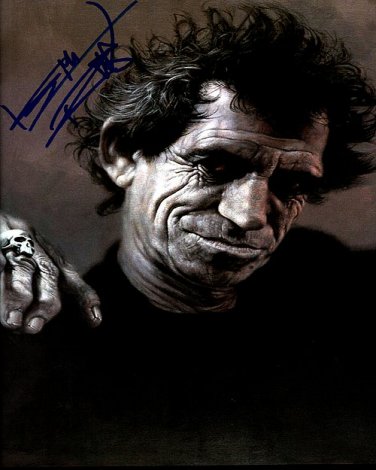richardskeithSMOOTHE Autographed Preprint Signed Photo