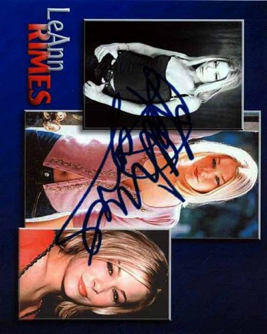 rimesleannb Autographed Preprint Signed Photo