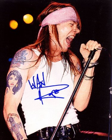 rose Autographed Preprint Signed Photo
