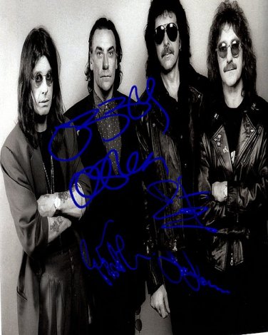 sabbath Autographed Preprint Signed Photo