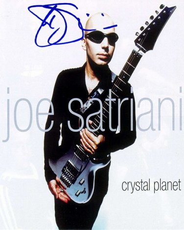satriani_ Autographed Preprint Signed Photo