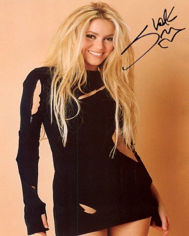 shakiraA Autographed Preprint Signed Photo