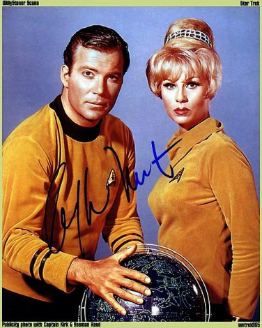 shatner_whitney__hs Autographed Preprint Signed Photo