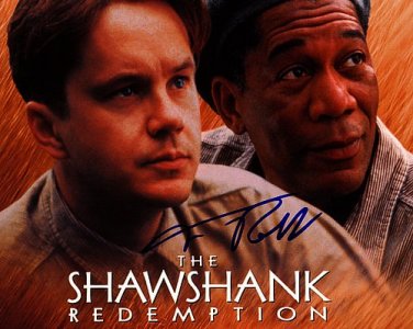 shawshank Autographed Preprint Signed Photo