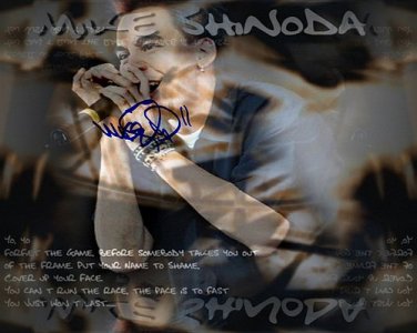 shinodamike) Autographed Preprint Signed Photo