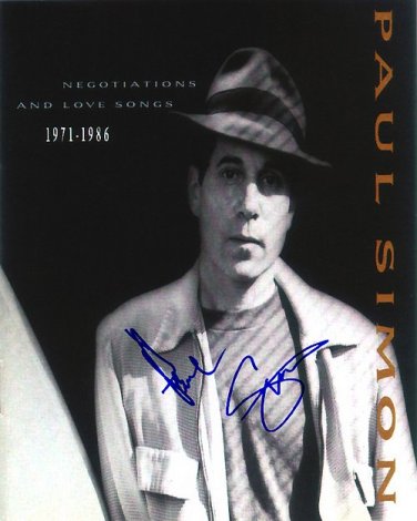 simonpaulLove Autographed Preprint Signed Photo