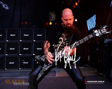 slayer_kerryKing Autographed Preprint Signed Photo