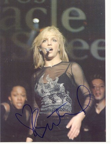 spearsbritney Autographed Preprint Signed Photo