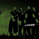 staticx Autographed Preprint Signed Photo