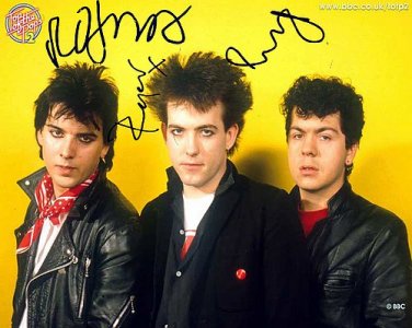 the_cure Autographed Preprint Signed Photo