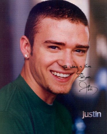 timberlakeB Autographed Preprint Signed Photo