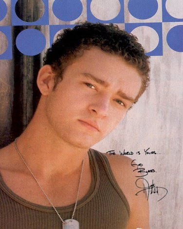 timberlakeD Autographed Preprint Signed Photo