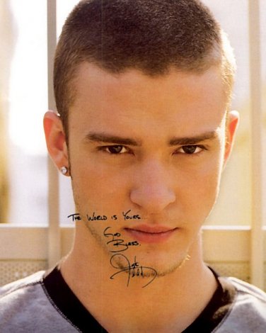 timberlakeE Autographed Preprint Signed Photo