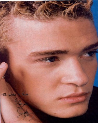 timberlakeF Autographed Preprint Signed Photo