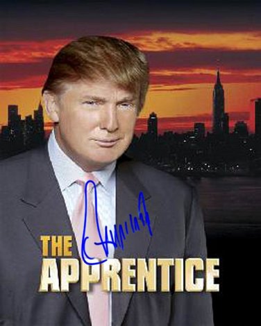 trumpapprentice Autographed Preprint Signed Photo