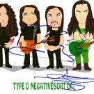 typeonegativeTONTOON Autographed Preprint Signed Photo