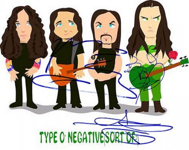 typeonegativeTONTOON Autographed Preprint Signed Photo