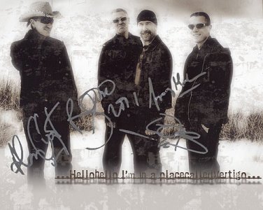 u_x Autographed Preprint Signed Photo
