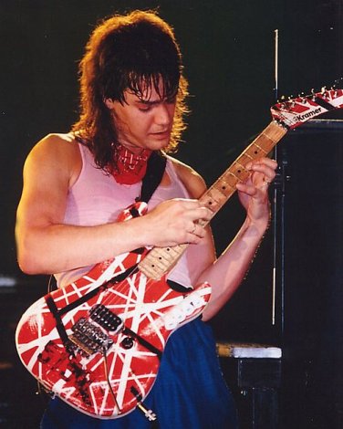 vanhaleneddiepink Autographed Preprint Signed Photo