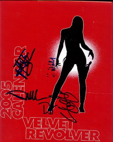 velvet Autographed Preprint Signed Photo