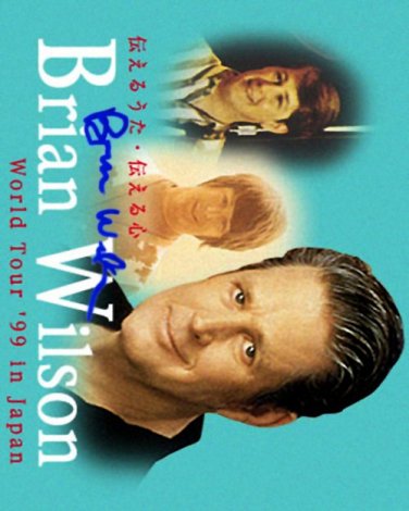 wilsonbrian_title Autographed Preprint Signed Photo