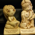 Collectible Antique Paula 1970 & 1983 Figurines Cute & Funny