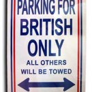 United Kingdom - 8"" x 12"" Metal Parking Sign