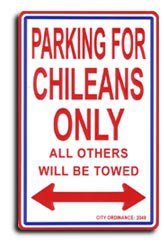 Chile Parking Sign