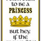 Princess Parking Sign (If the Crown Fits)