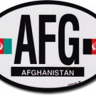 Afghanistan Oval decal