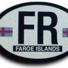 Faroe Islands Oval decal