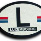 Luxembourg Oval decal