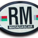 Madagascar Oval decal