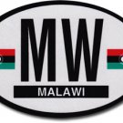 Malawi Oval Decal (2010-2012)
