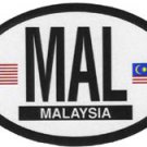 Malaysia Oval decal