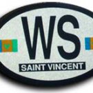 St. Vincent and the Grenadines Oval decal