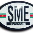Suriname Oval decal