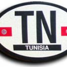Tunisia Oval decal