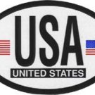 USA Oval decal