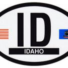Idaho Oval decal