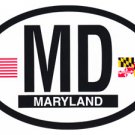 Maryland Oval decal