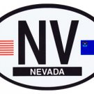 Nevada Oval decal