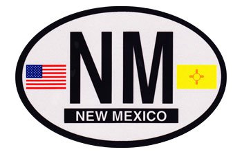 New Mexico Oval decal