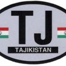 Tajikistan Oval decal
