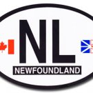 Newfoundland and Labrador Oval decal
