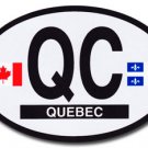 Quebec Oval decal