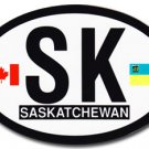 Saskatchewan Oval decal