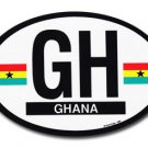 Ghana Oval decal