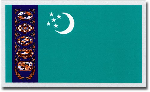 Turkmenistan Auto Decal