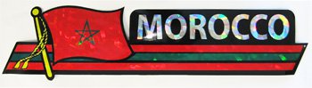 Morocco Bumper Sticker